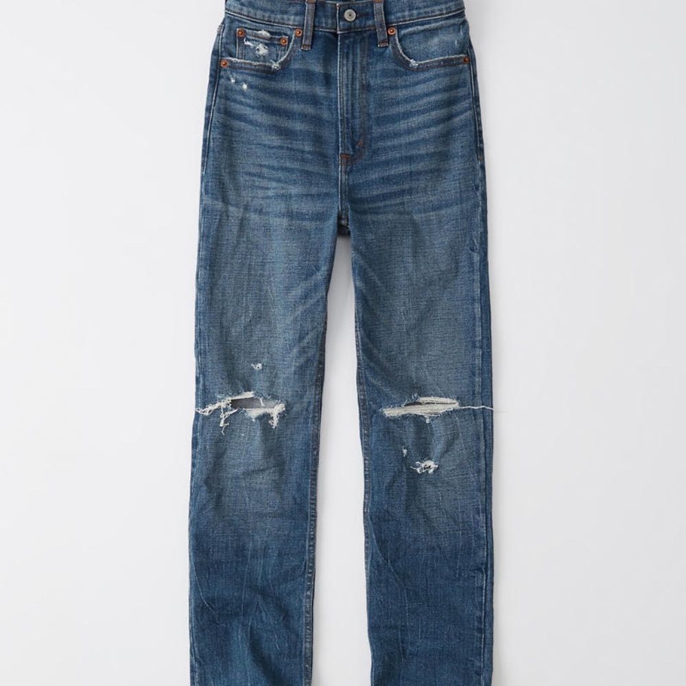 Abercrombie Ultra High Rise Straight Jeans